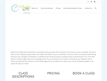 Tablet Screenshot of pilatesbymj.com